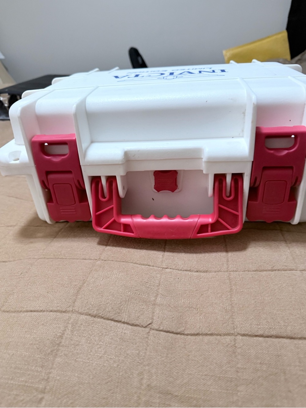 Invicta White and Red Protective Storage Case